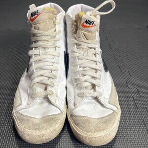 Nike Blazer Mid 77 Vintage Shoes White/Black Mens Size 11.5 Retro Basketball Sne